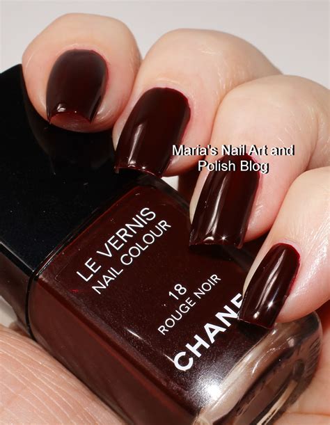 chanel noir rouge nail polish|chanel rouge noir nail lacquer.